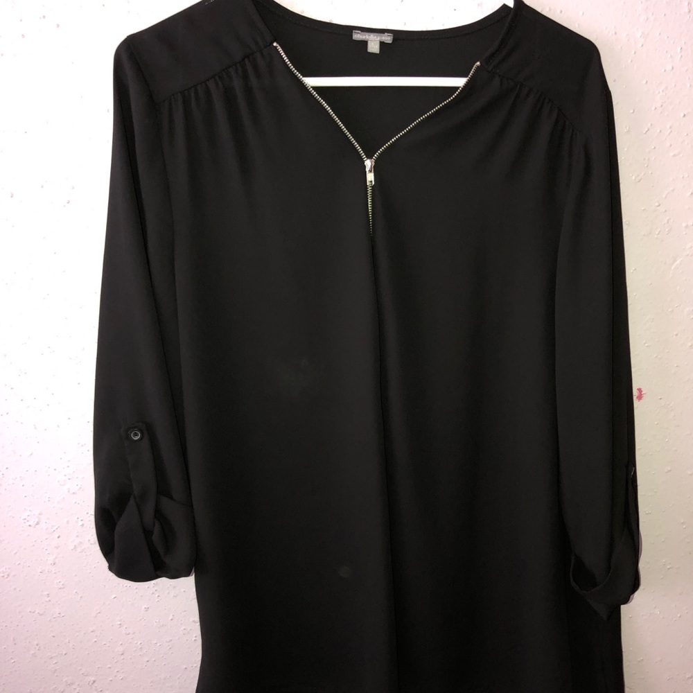Charlotte Russe Professional Black Blouse